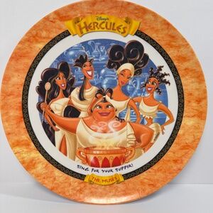 Vintage 1997 Disney Hercules “The Muses” Promo Plate • McDonald’s Exclusive